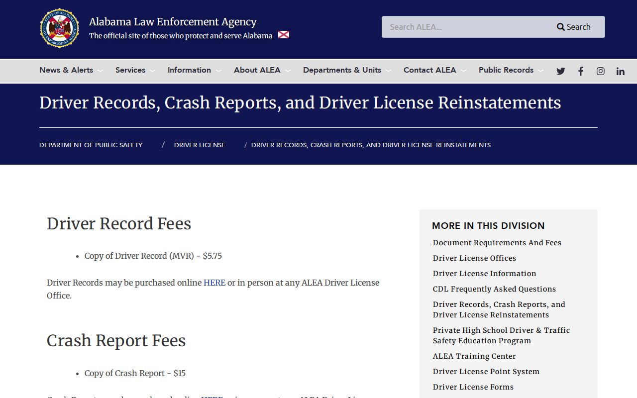 Marion County traffic court records compared with separate ALEA file